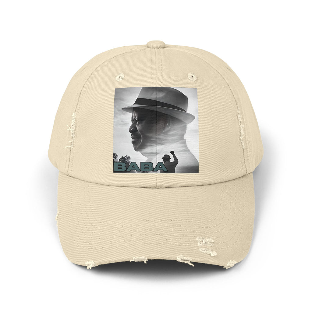Raila Baba 3 Unisex Distressed Cap