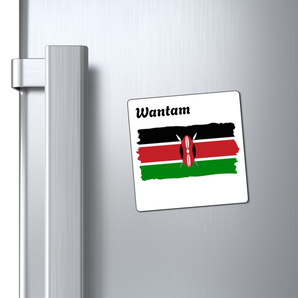 Kenya Flag Wantam Fridge Magnets