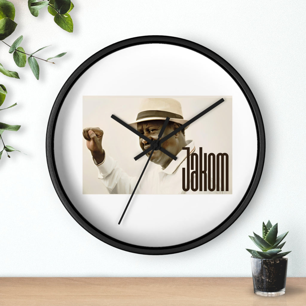 Raila Jakom 1 Wall Clock