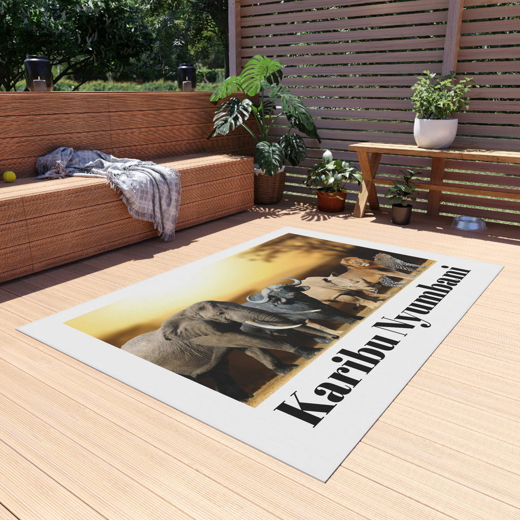 Karibu Nyumbani Outdoor Rug