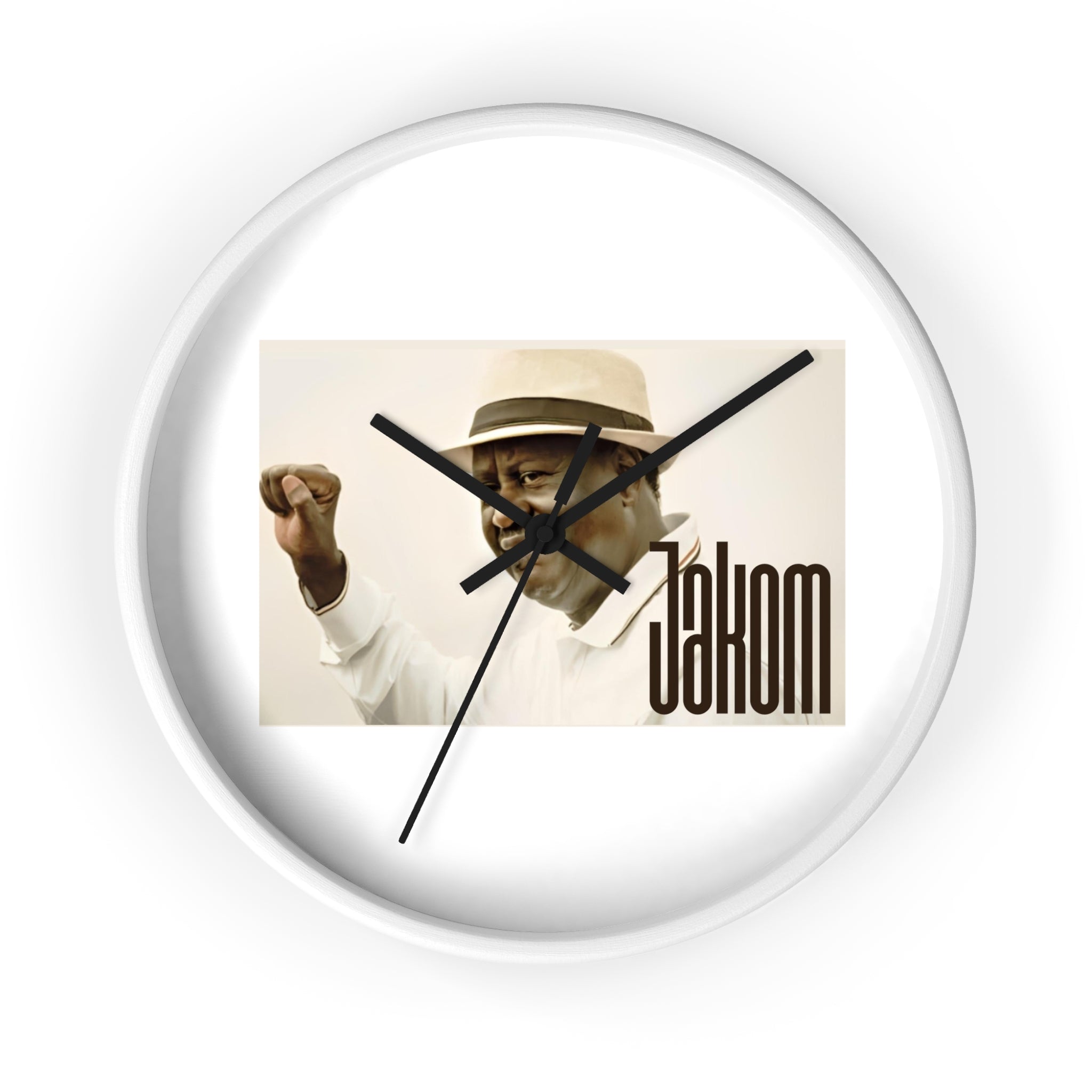 Raila Jakom 1 Wall Clock