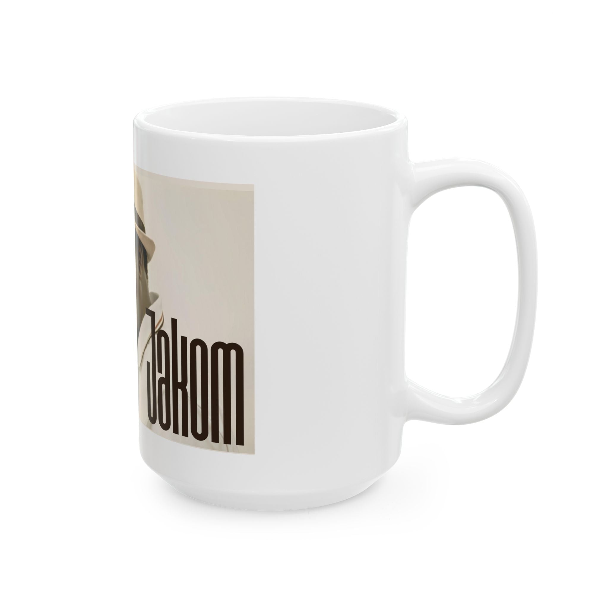 Raila Jakom 1 Ceramic Mug for Coffee Lovers - 11oz & 15oz
