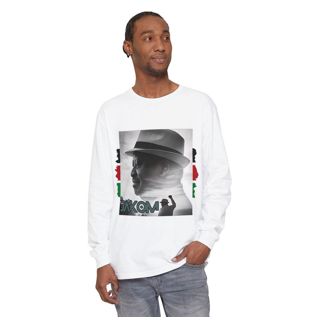 Raila Jakom 2 Kenya Unisex Garment-dyed Long Sleeve T-Shirt
