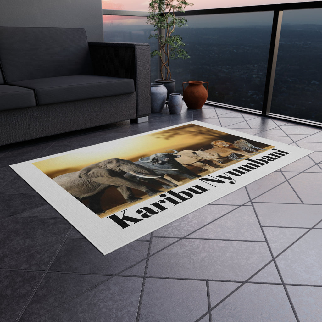 Karibu Nyumbani Outdoor Rug