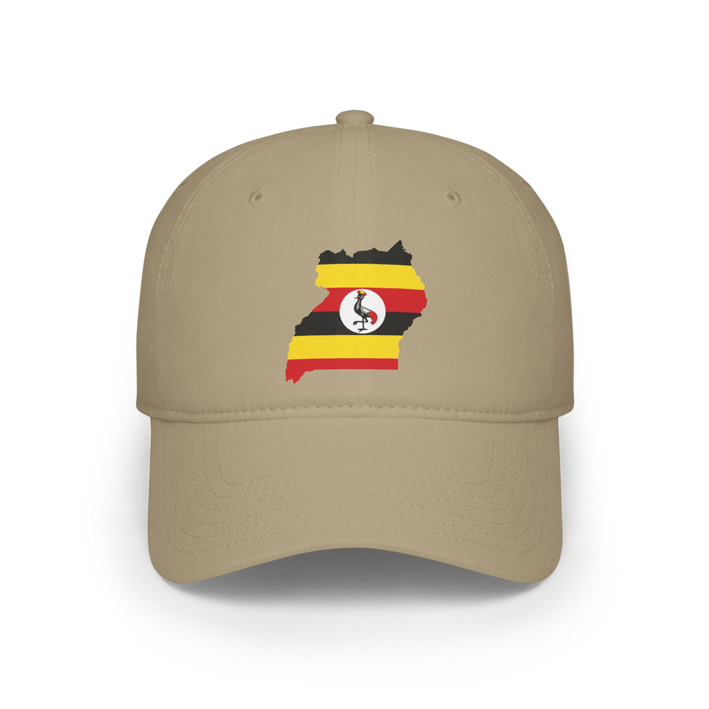 Uganda Flag Low Profile Baseball Cap