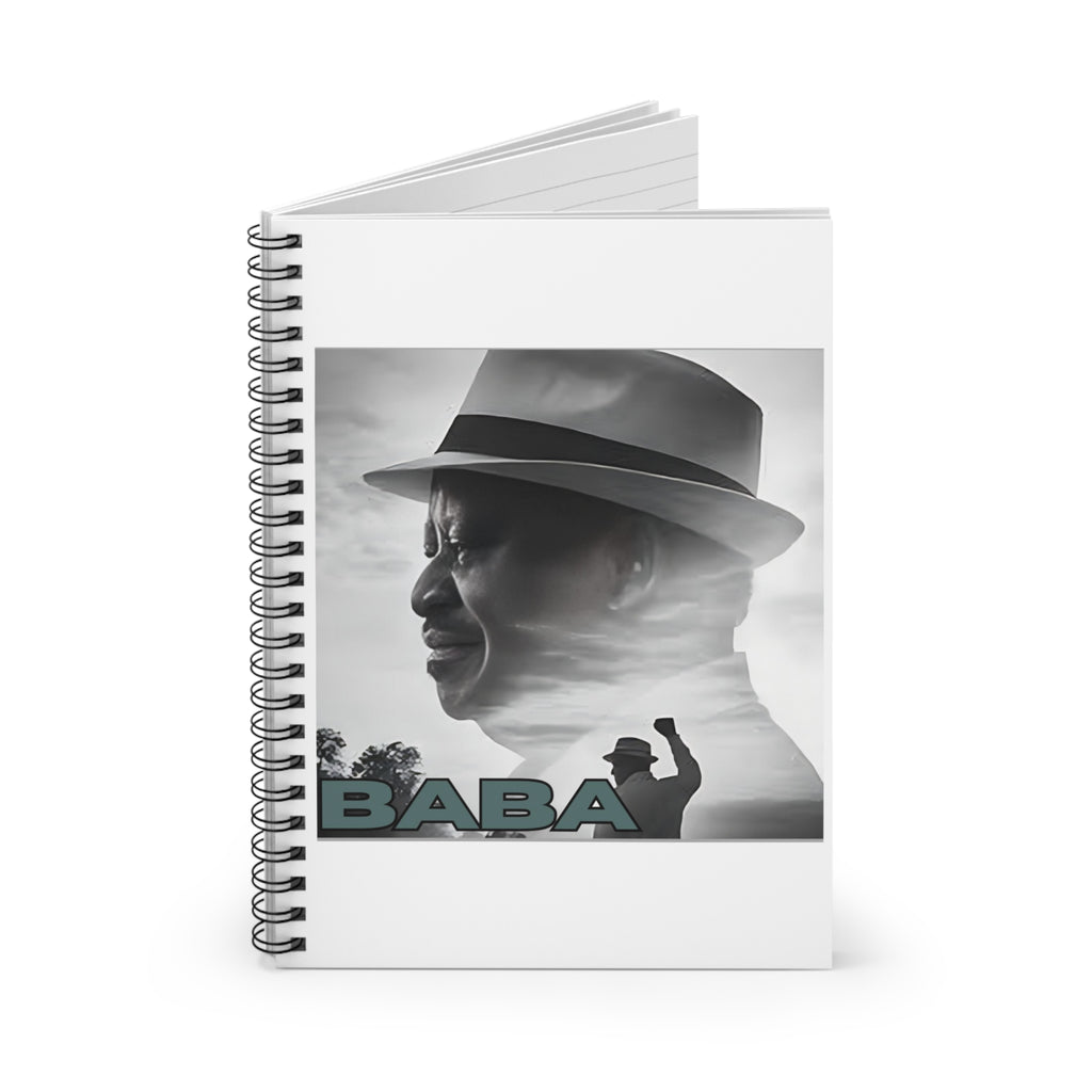 Raila Baba 3 Spiral Notebook - Ruled Line for Inspiration and Reflection