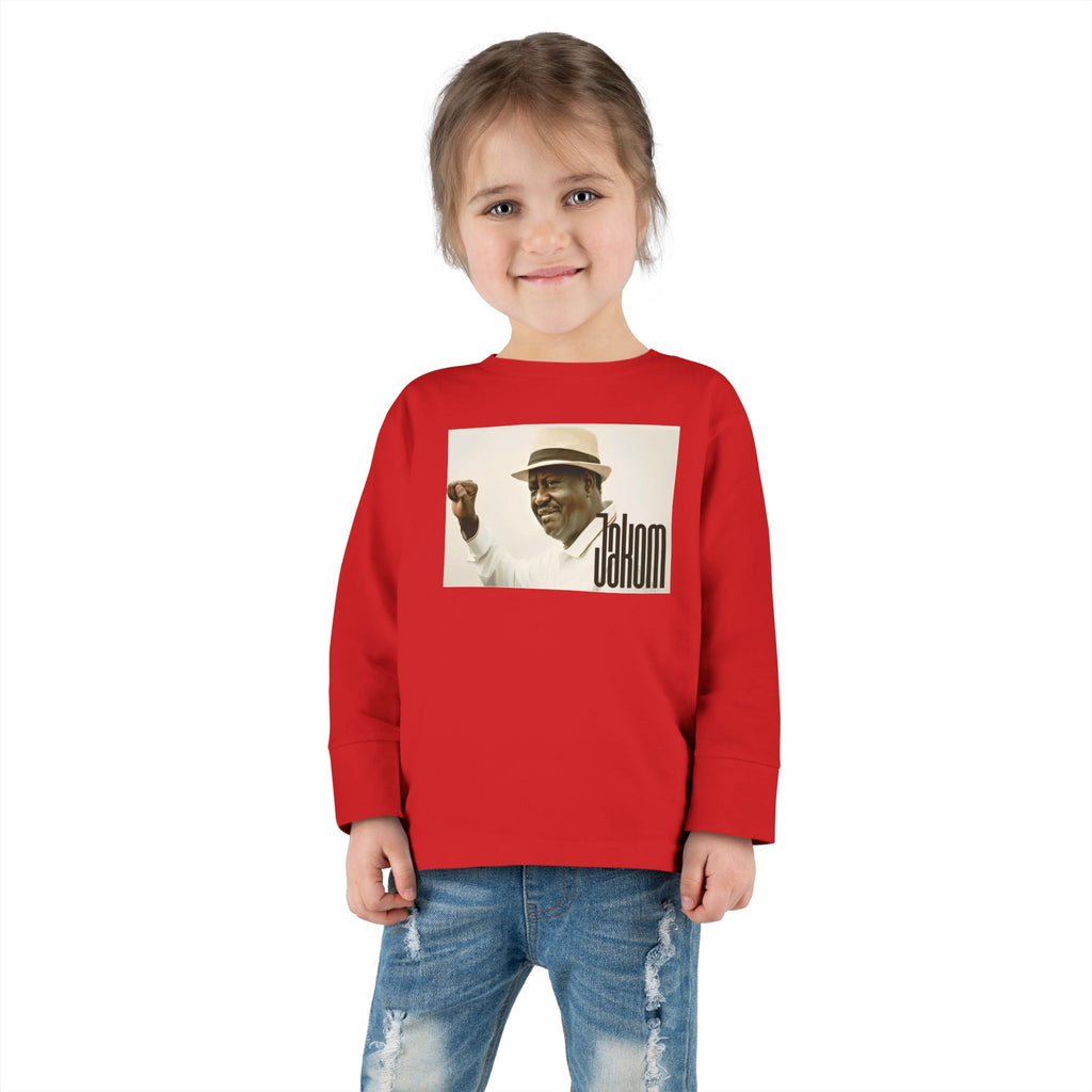 Raila Jakom 1 Toddler Long Sleeve Tee - 'Cahnom' Design