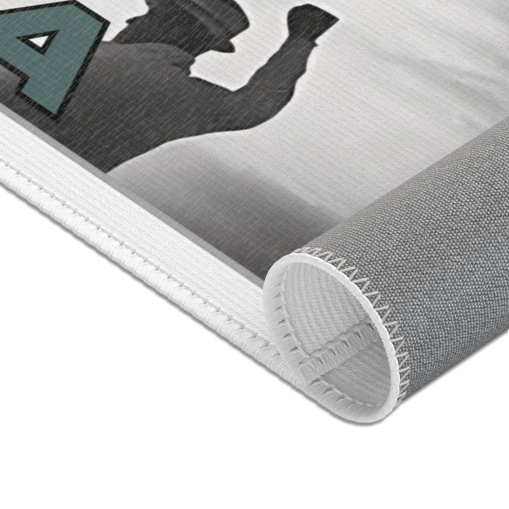 Raila Baba 3 Stylish Area Rug with Motivational Design - Perfect for Home Decor