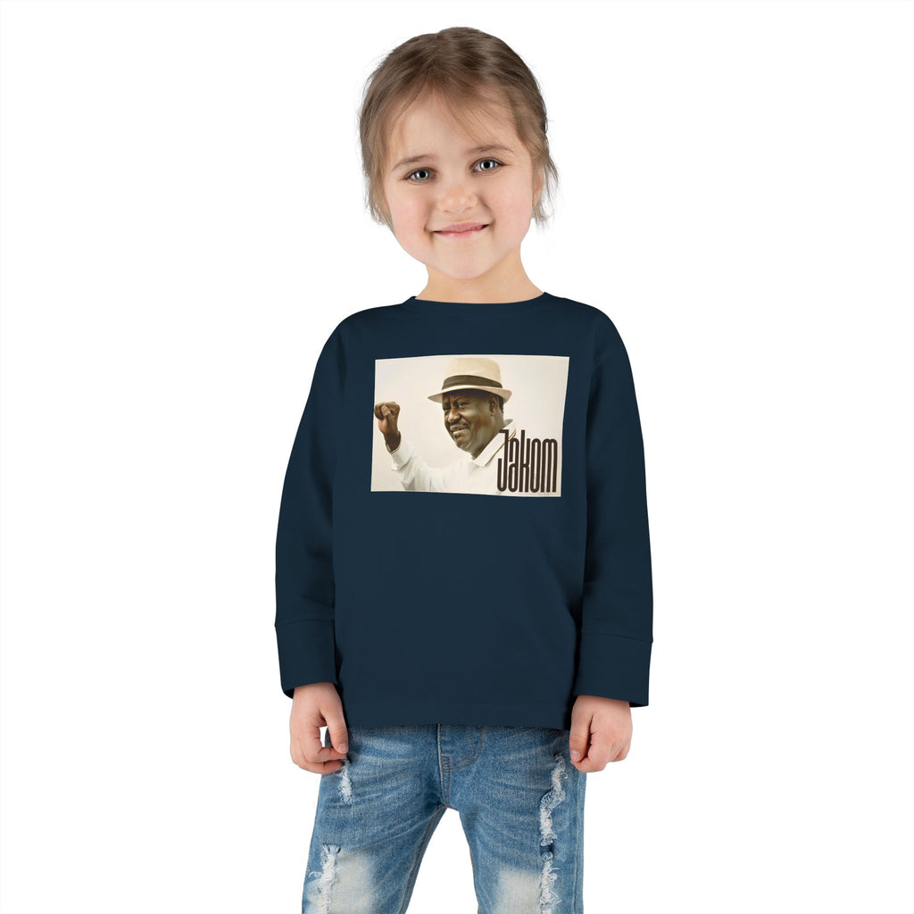 Raila Jakom 1 Toddler Long Sleeve Tee - 'Cahnom' Design