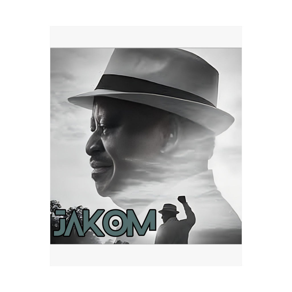 Raila Jakom 2 Vintage Portrait Poster