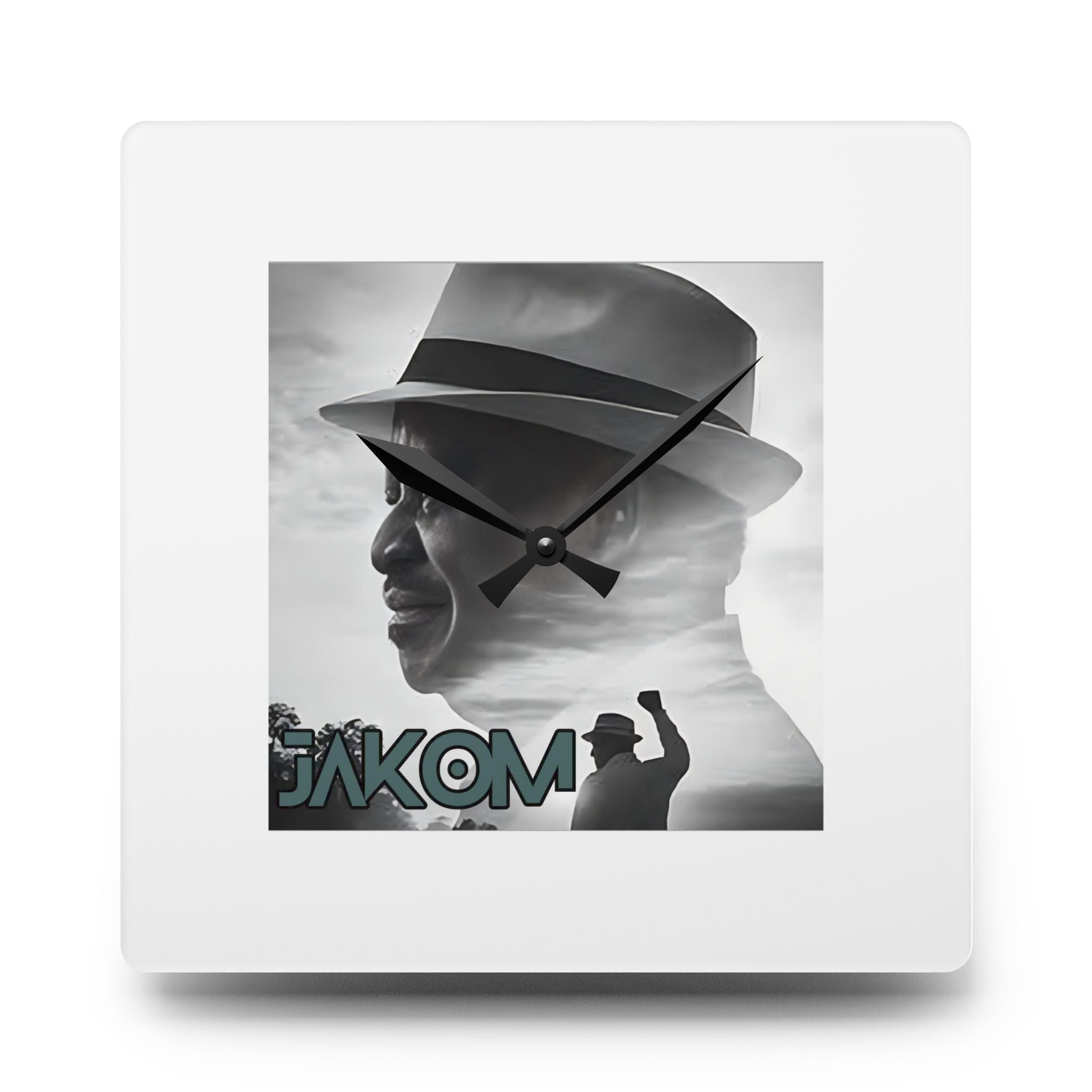 Raila Jakom 2 Acrylic Wall Clock