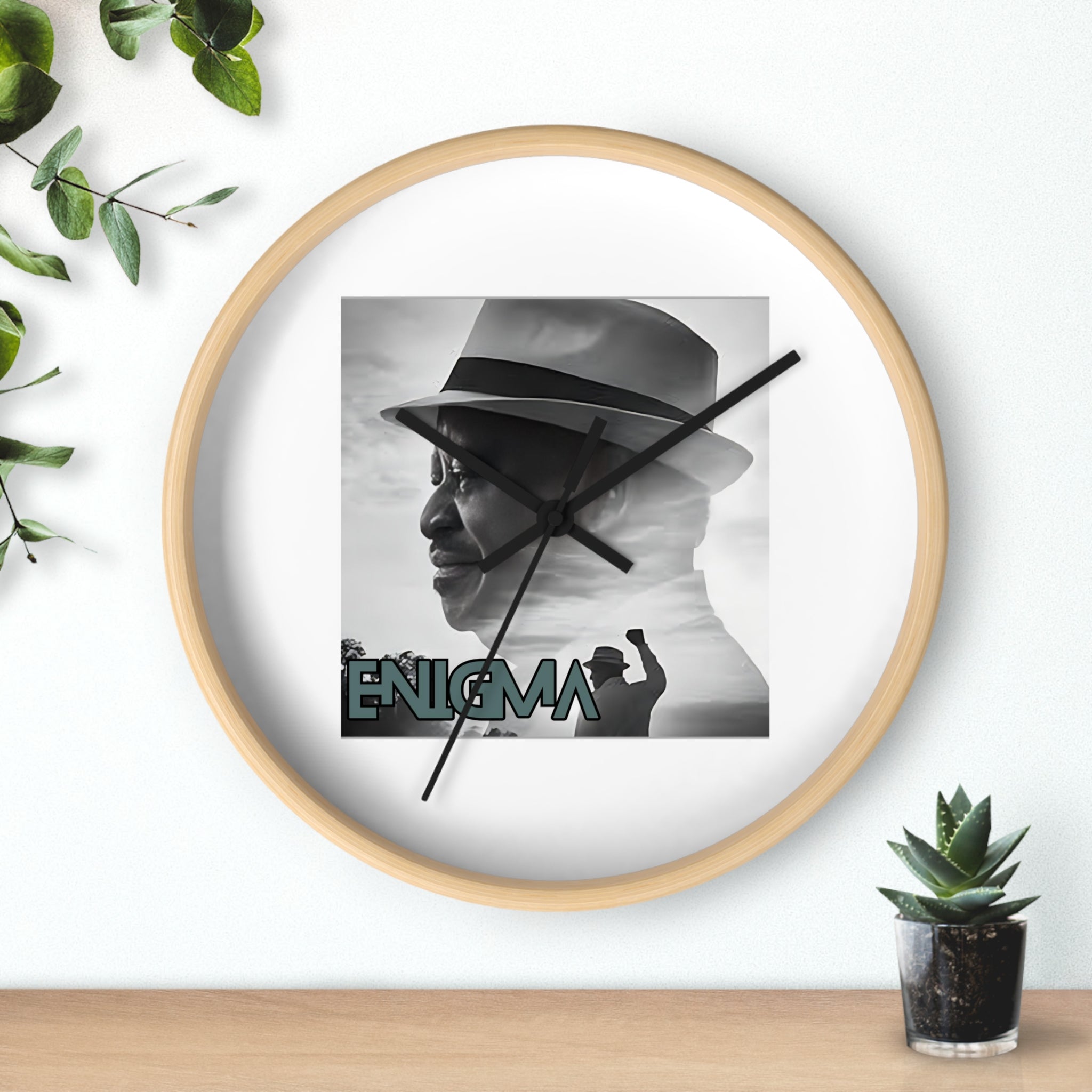 Raila Enigma 2 Round Wall Clock