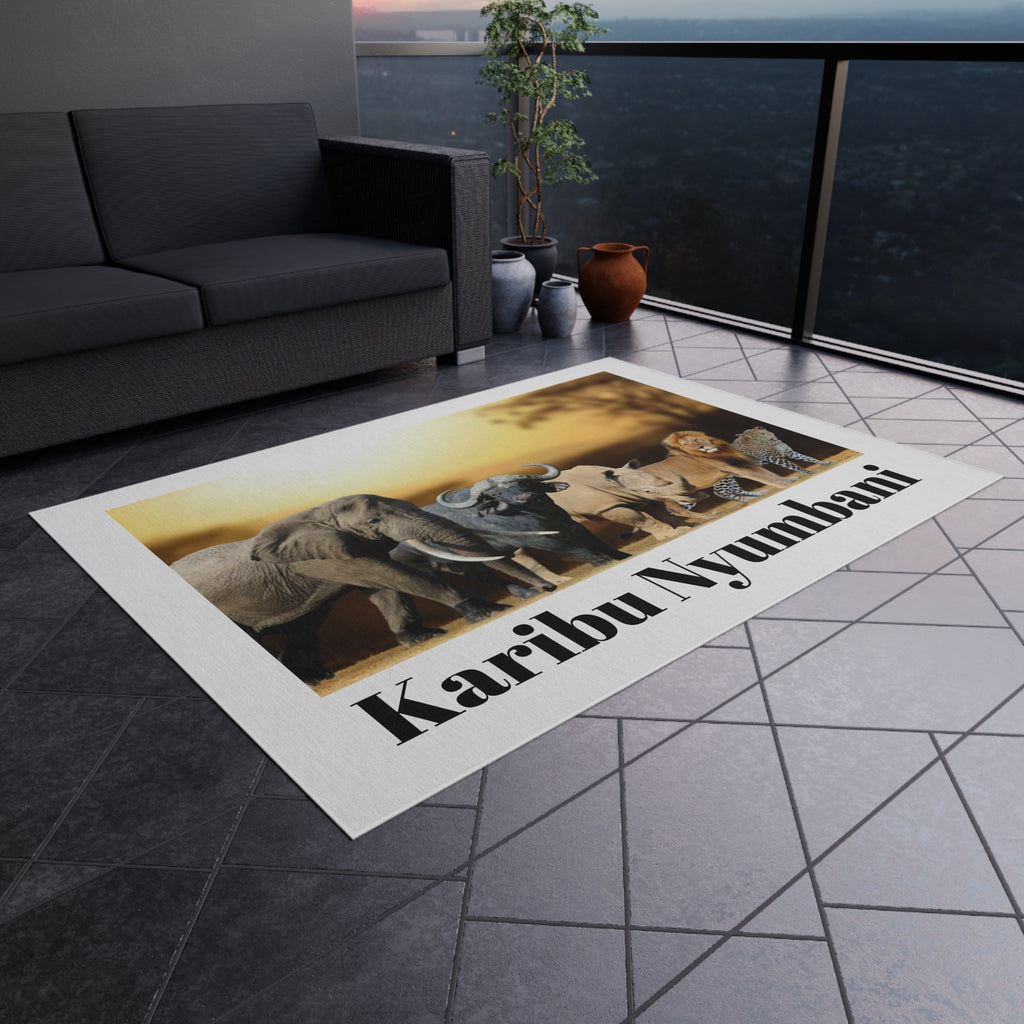 Karibu Nyumbani Outdoor Rug
