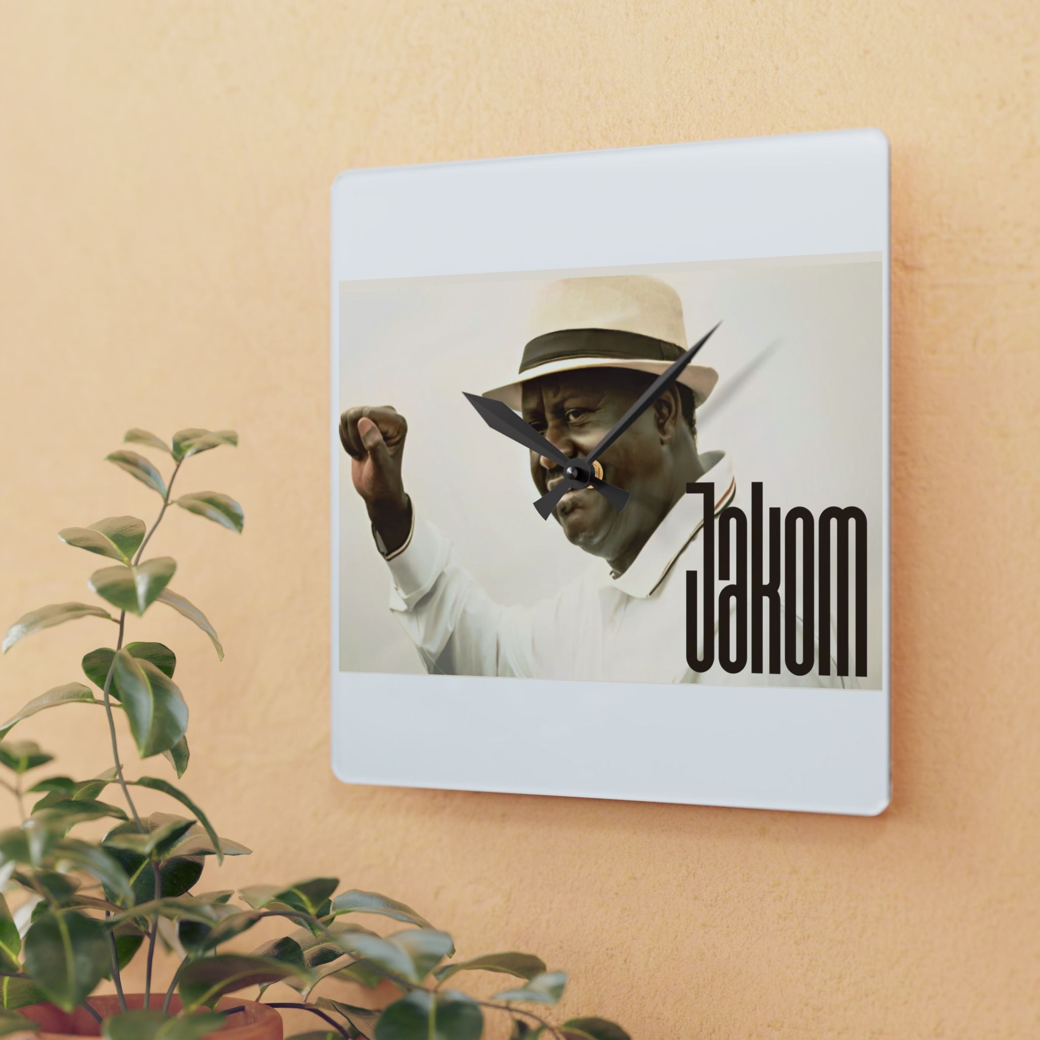 Raila Jakom 1 Acrylic Wall Clock