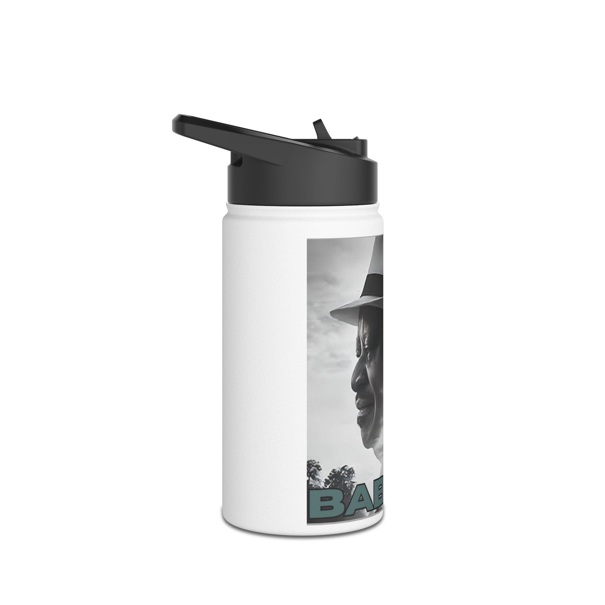 Raila Baba 3  Stainless Steel Water Bottle with Inspirational Design