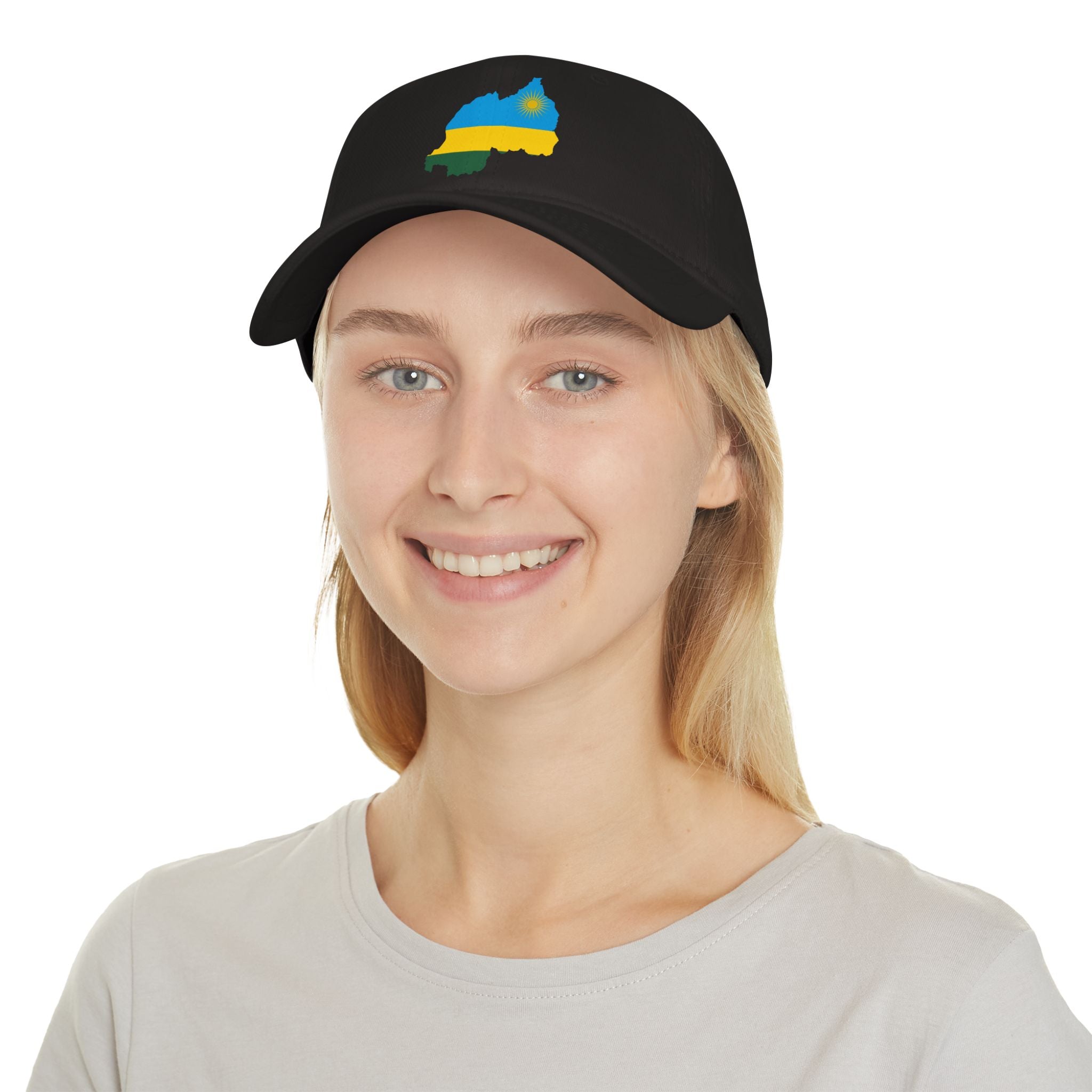 Rwanda Flag Low Profile Baseball Cap