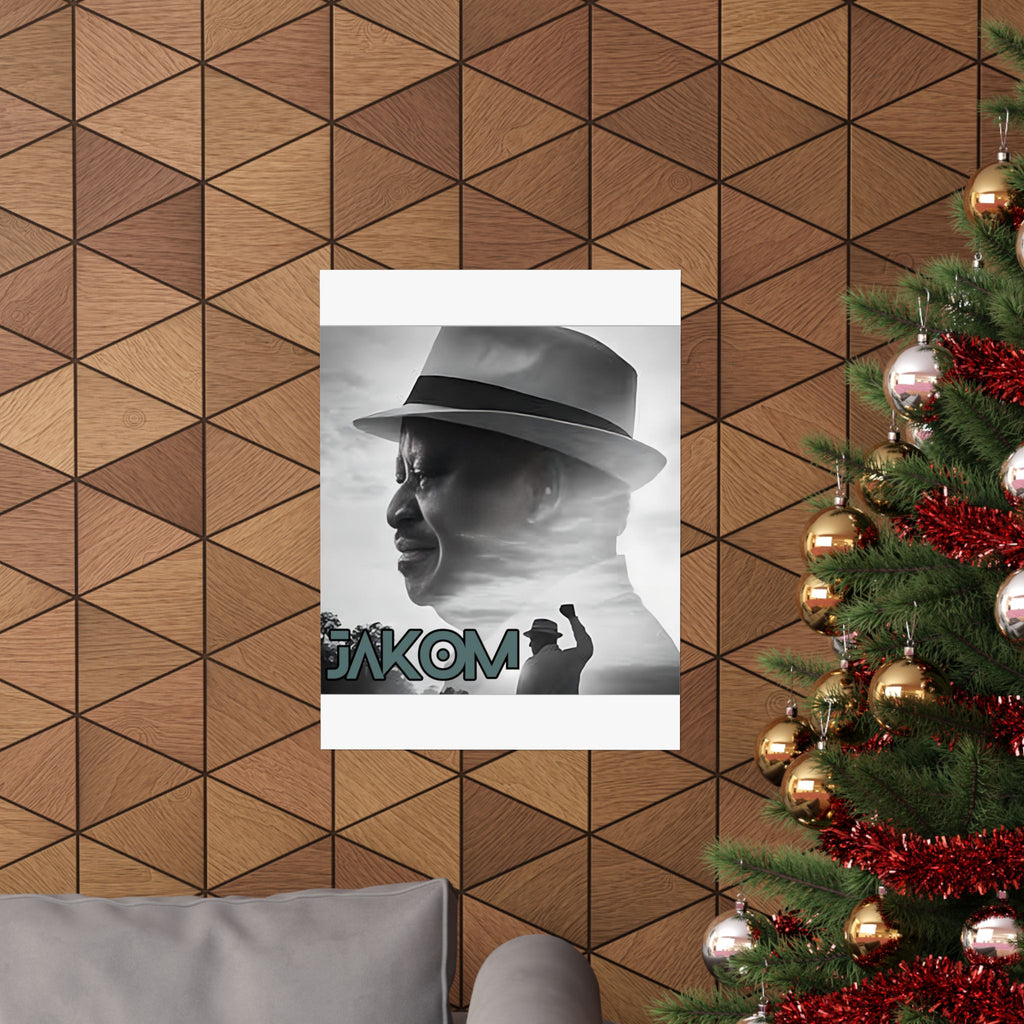 Raila Jakom 2 Vintage Portrait Poster