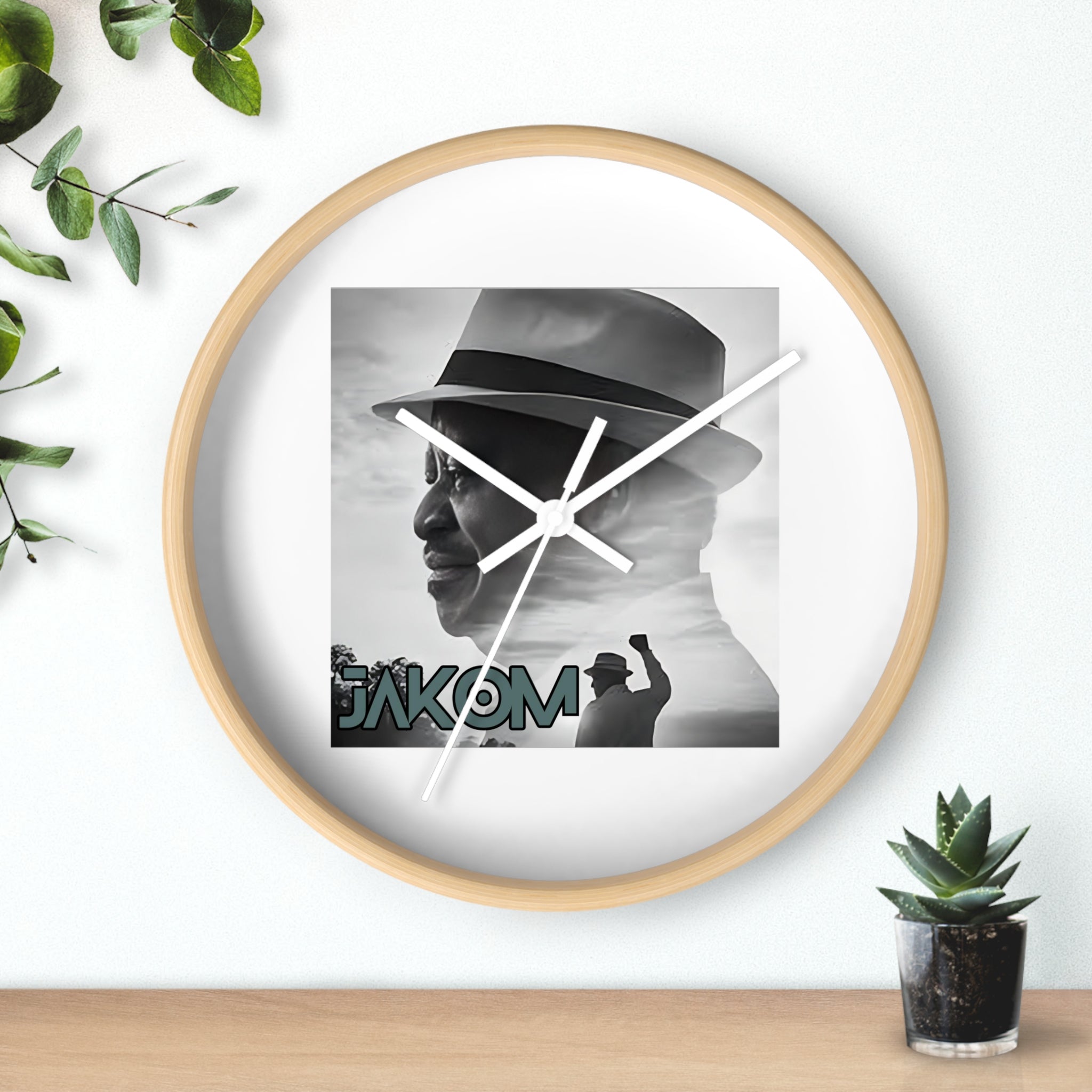 Raila Jakom 2 Wall Clock
