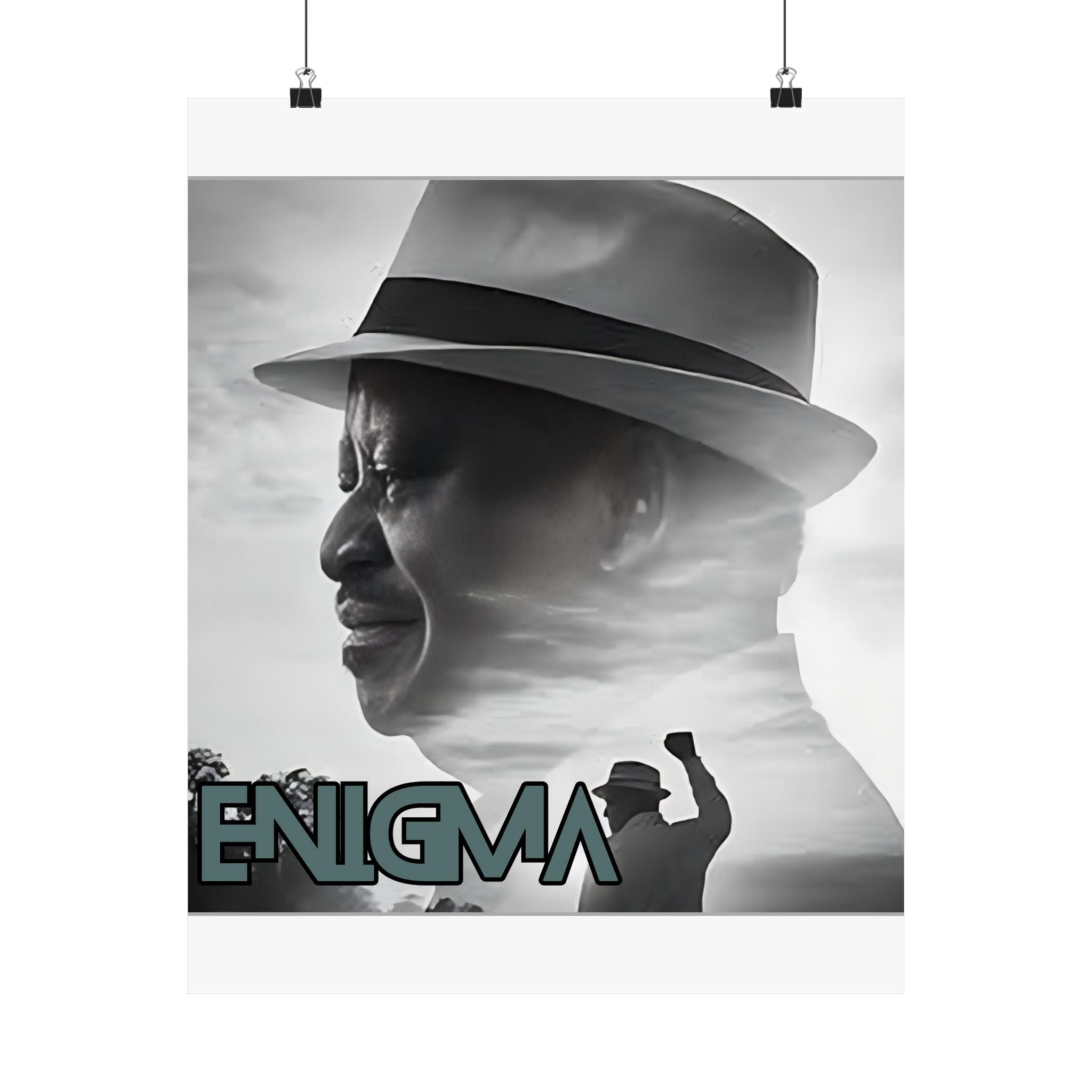 Raila Enigma 2 Vintage Portrait Poster