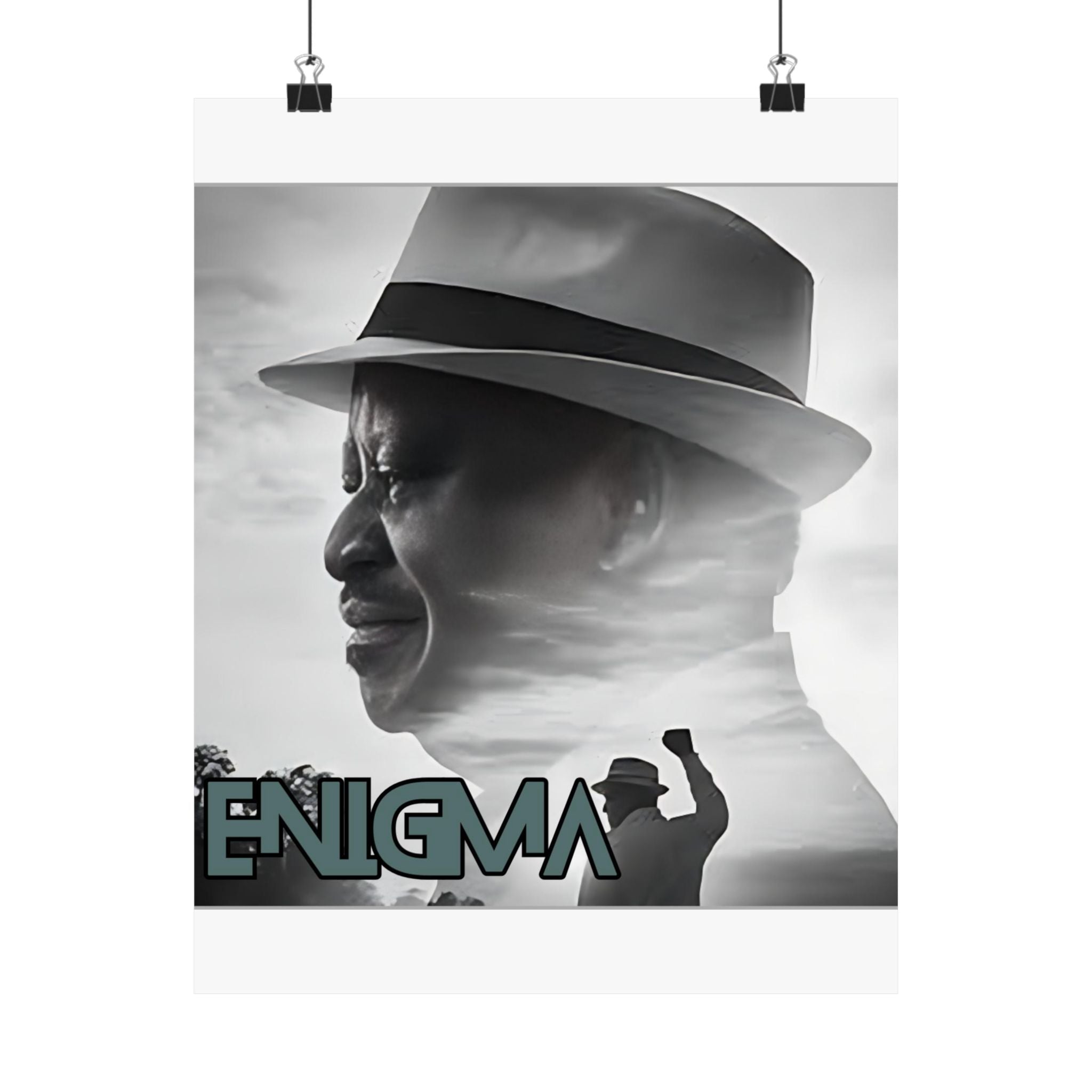 Raila Enigma 2 Vintage Portrait Poster