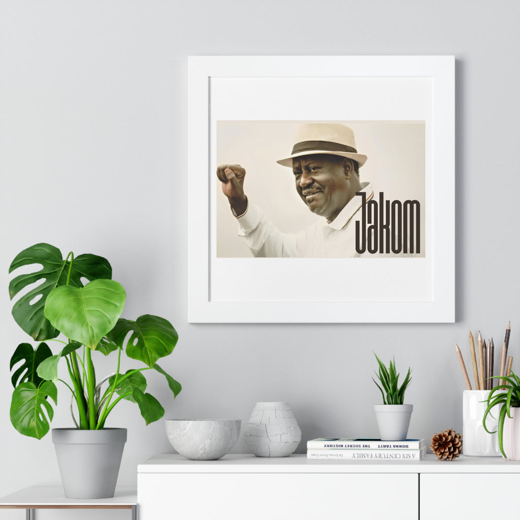 Raila Jakom 1 Framed Poster