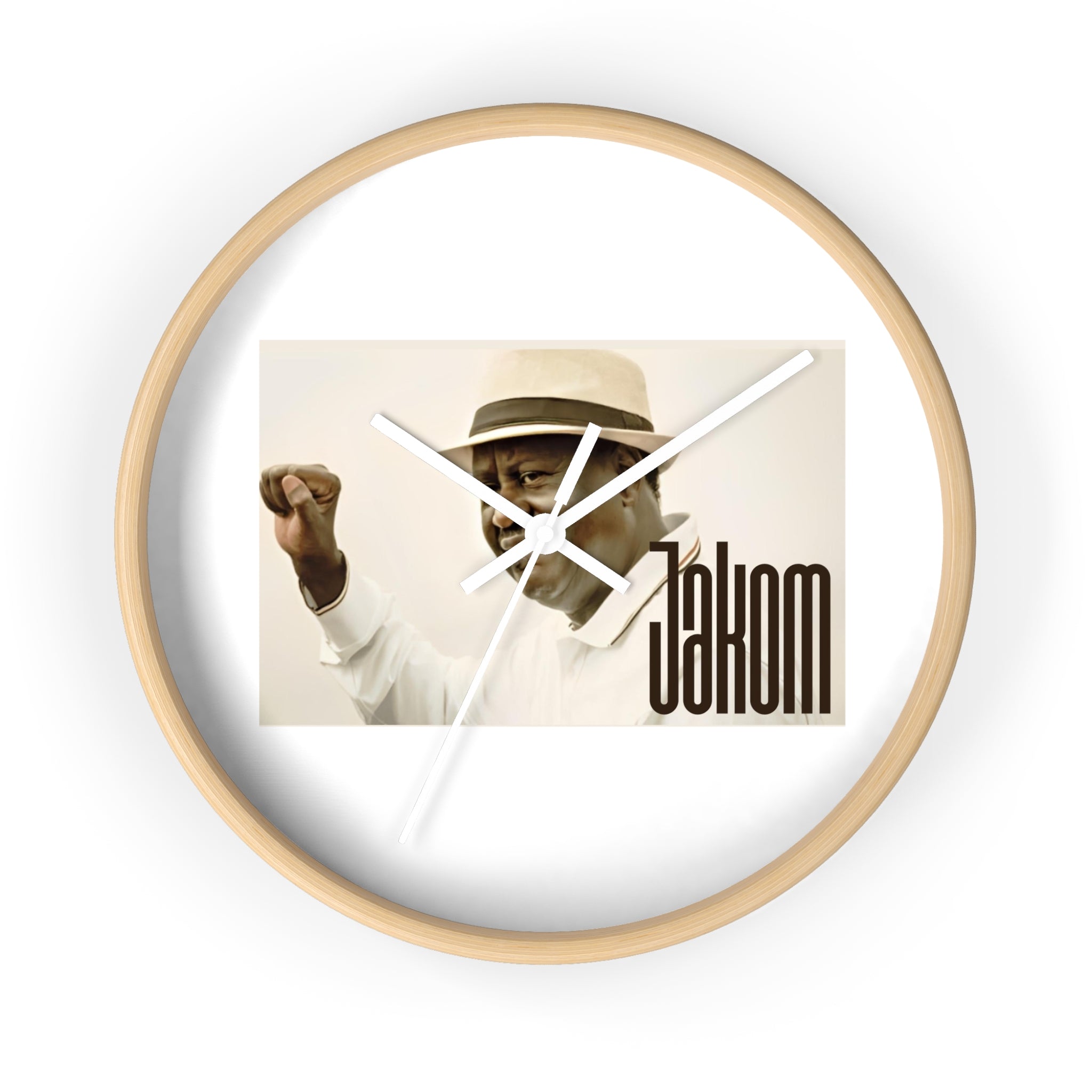 Raila Jakom 1 Wall Clock