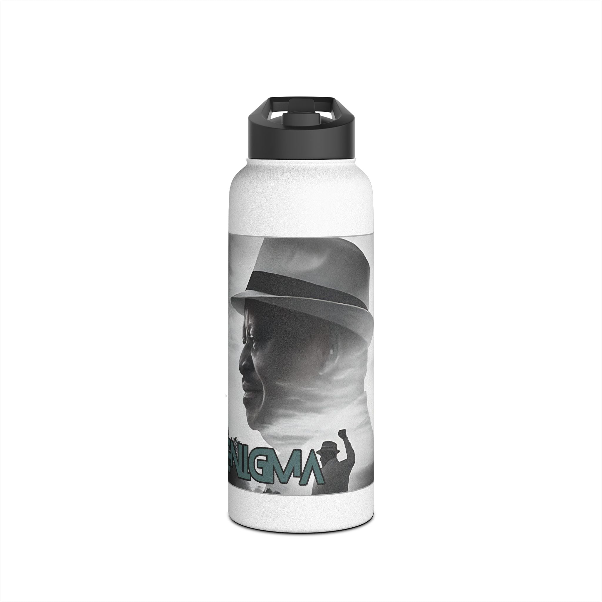 Raila Enigma 2 Inspirational Stainless Stl Water Bottle with Standard Lid - Motivational Design for Daily Hydration