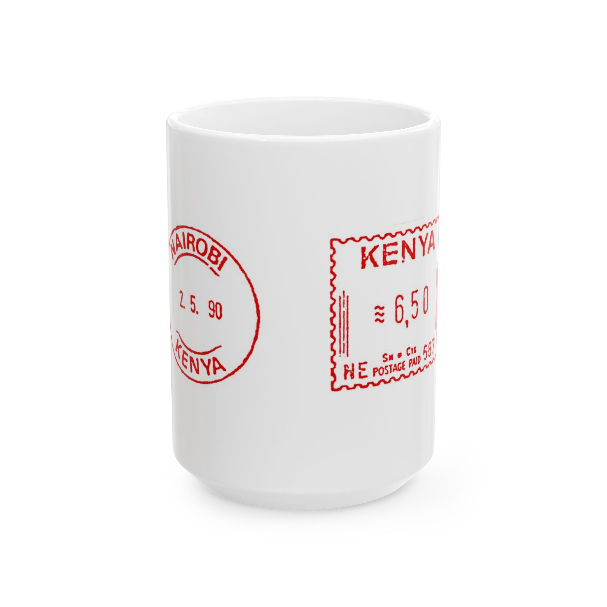 Stamp Collection Ceramic Mug, (11oz, 15oz)