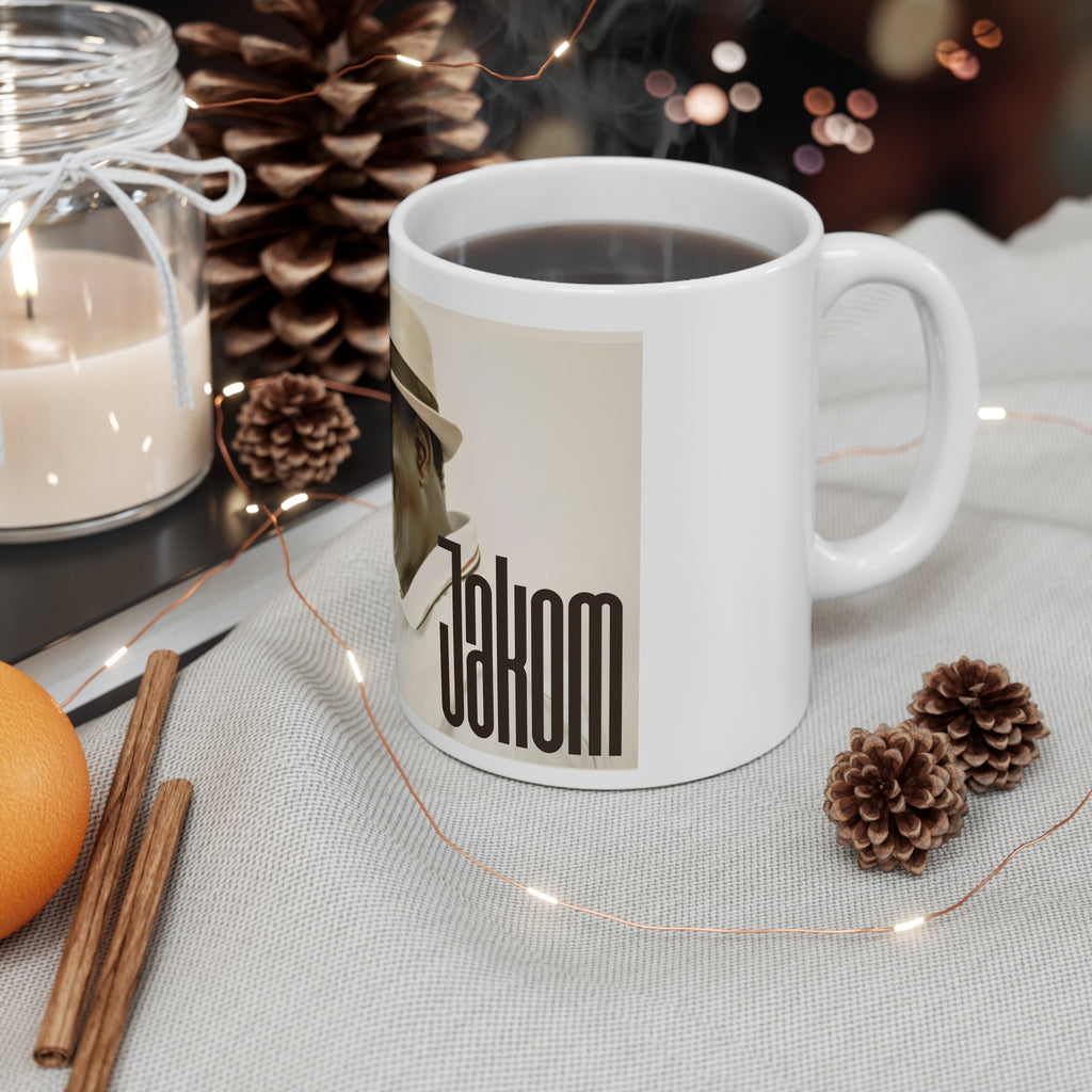 Raila Jakom 1 Inspirational White Ceramic Mug